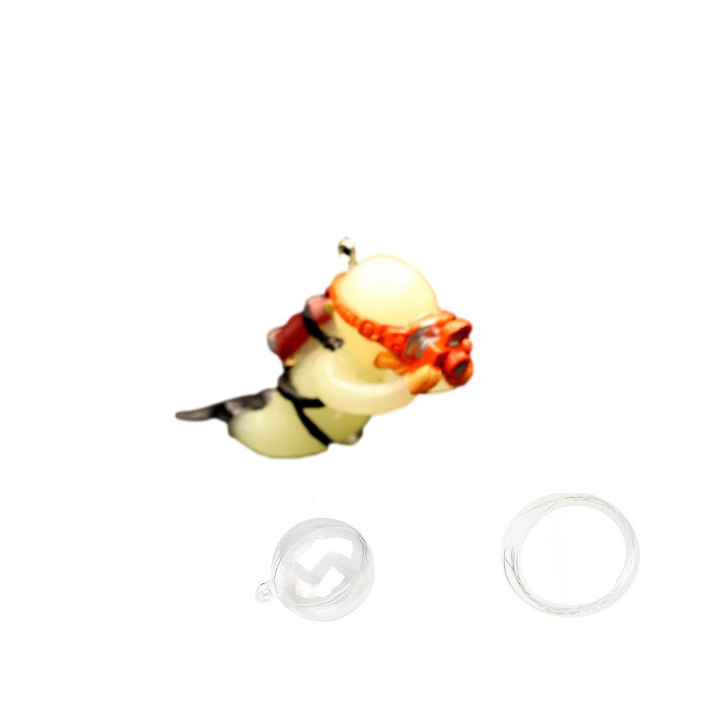 Resin Luminous Ornaments Floating Diver Simulated Underwater World Aquarium Fish Tank Landscaping Decorations