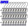 5-30pcs Stainless Steel Clothespins Laundry Clothes Pegs Hook Portable Hanging Clothes Clip Wardrobe Clothes Organizer Hanger