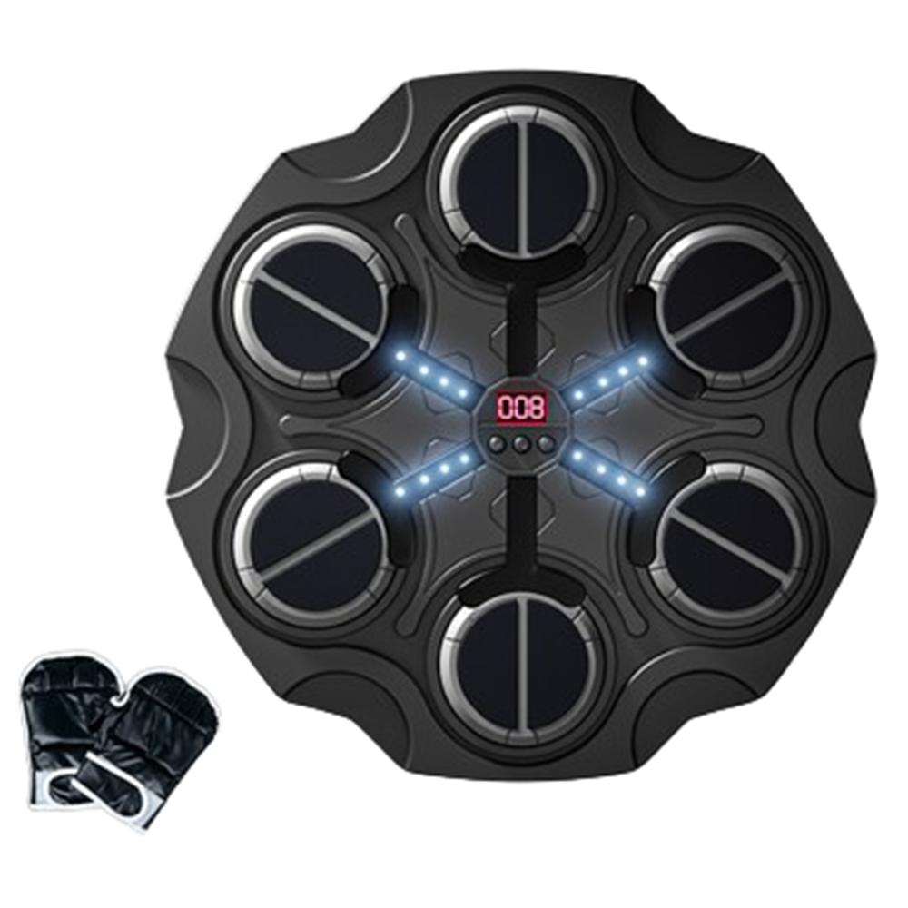 

Настенный Умный Музыкальный Боксерский Тренажер Утолщенная Боксерская Электронная Мишень Спорт Фитнес Black-Bluetooth-6Target Core