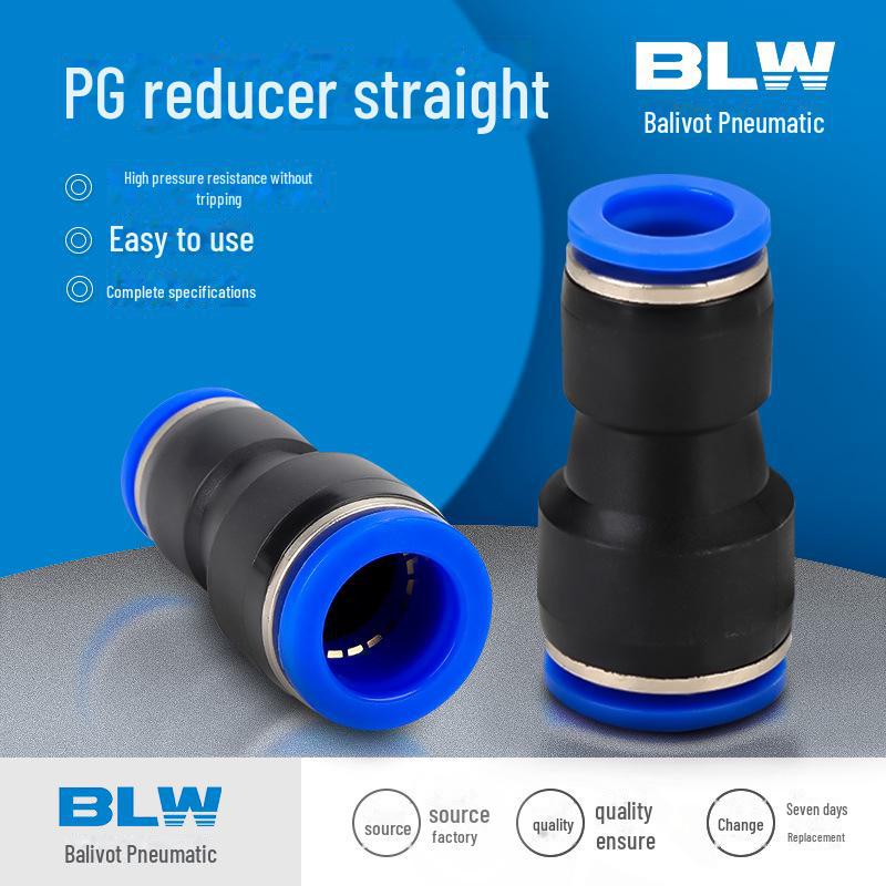 

8-6mm Pneumatic Quick-Insert Connector PG8-6/10-8/12*10 Reducer Reducer PG6 to 4