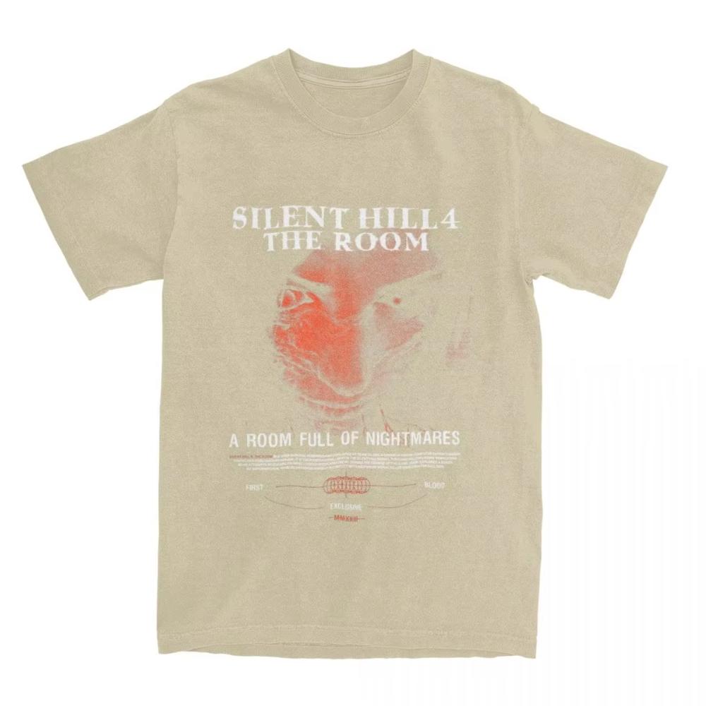 Silent Hill 4 TShirts Couple Horror Video Games Vintage Cotton TShirts Summer ONeck Fashion Tee Shirt Logo Oversized Tops
