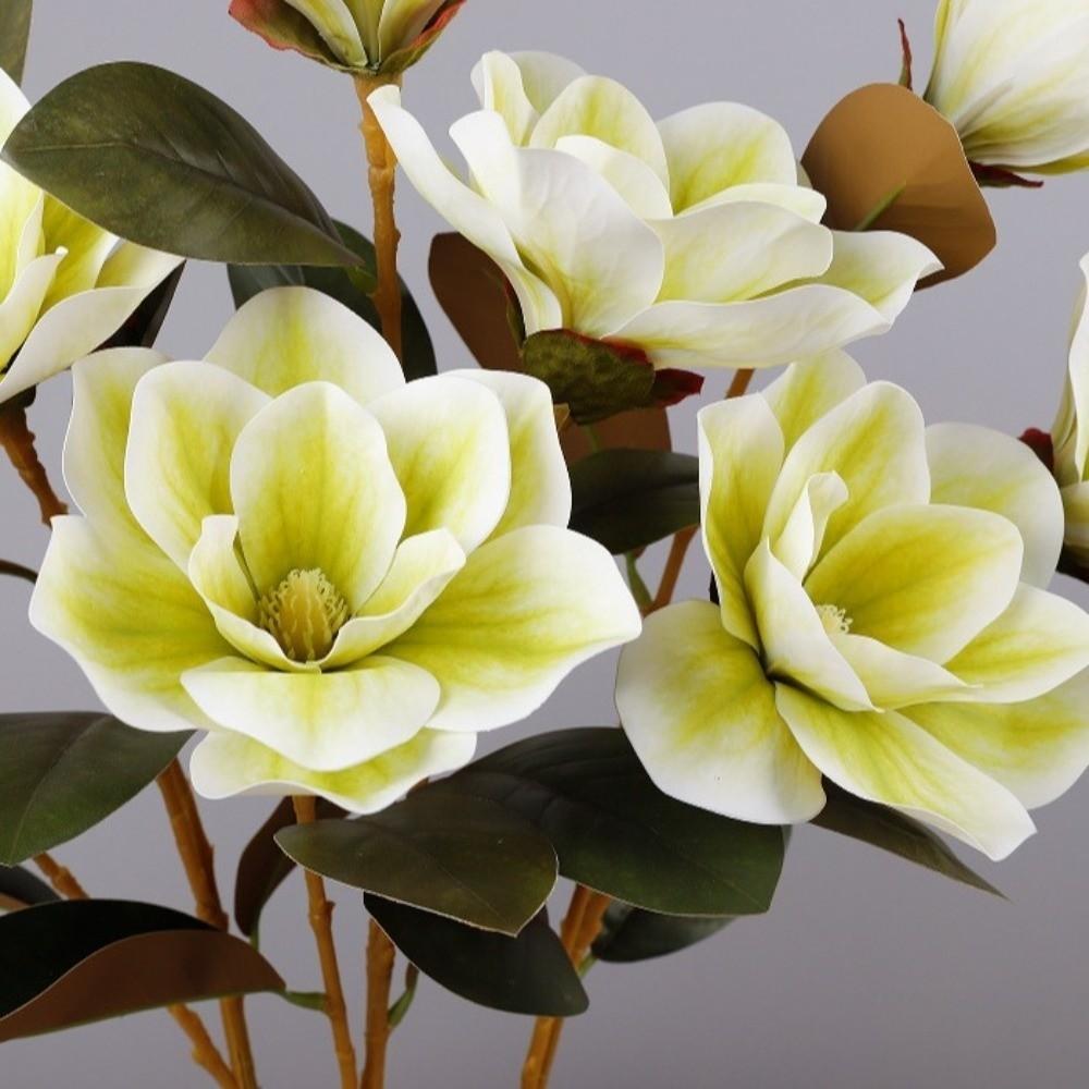 Real Touch Fake Orchid Flowers Artificial Magnolia Faux Flowers Wedding Decor