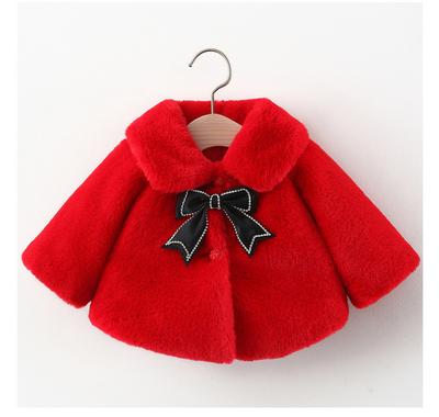 Giacca Invernale Vestiti Bambina Moda Natale Mantello da Principessa Autunno Caldo Pelliccia Sintetica Cappotto da Ragazza Capispalla Peluche per Bambina