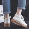 Herbst Neue Weiße Schuhe Damen Oberbekleidung Weiche Sohle Student Bequeme Flache Sneakers Reiseschuhe Sneaker