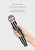 2.4G Dual Wireless Mic System for Karaoke, Outdoor, Live Streaming, Stage Performance - V Band & U Band
