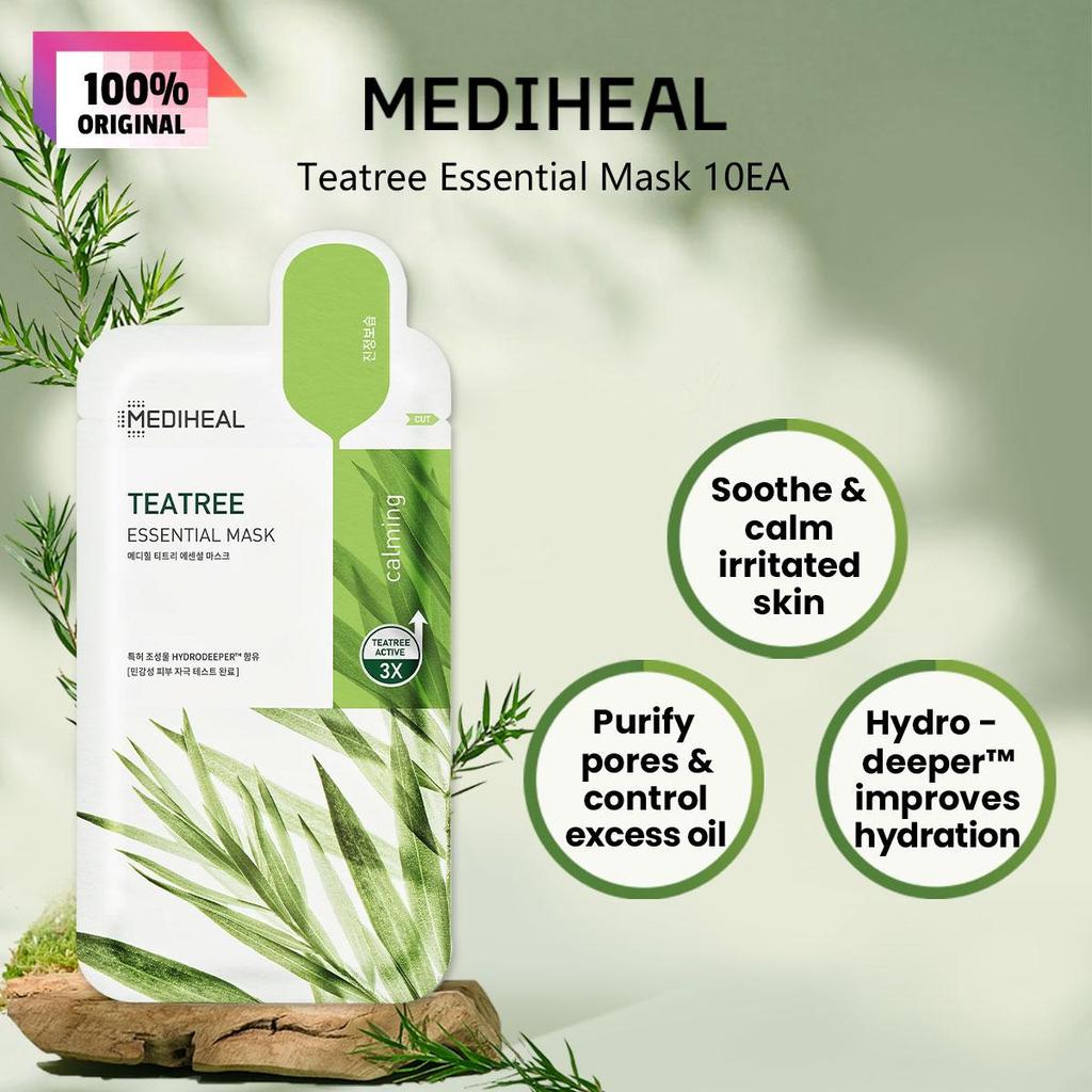 Mediheal Maschera Essenziale 10 Fogli/4 Fogli (1BOX) 4Digitato