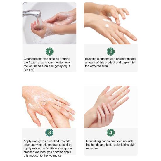20g Foot Repair Cream Anti-cracking Dead Skin Removal Moisturizing Non-irritating Dry Foot Pedicure Gel Cream for Winter