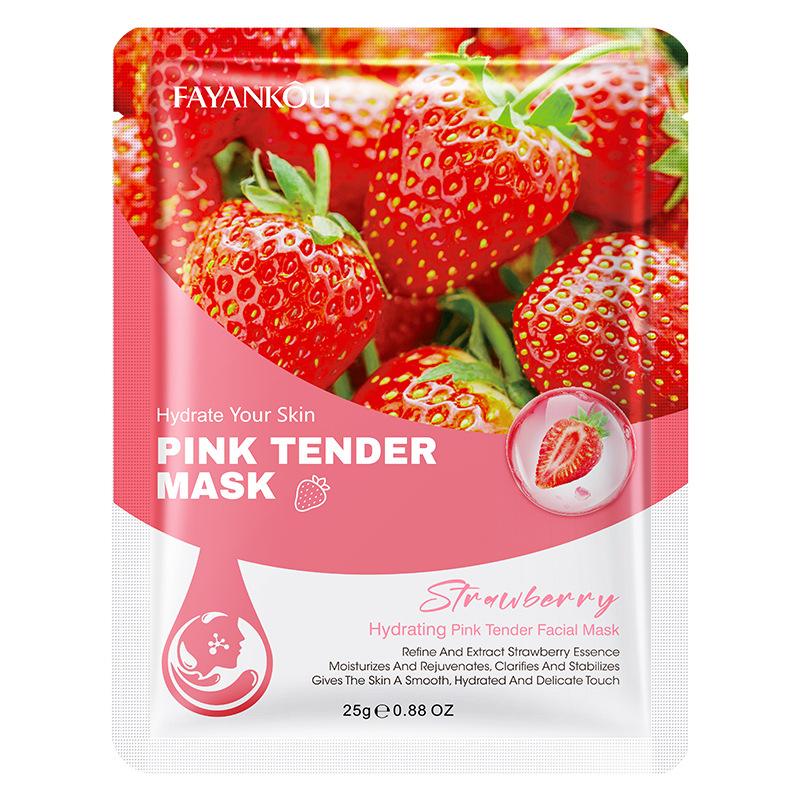 

Увлажняющая маска для лица с цветочно-фруктовой эссенцией FAYANKOU Strawberry-10PCS