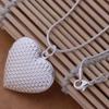 wholesale 925 Sterling Silver Necklace Pendant chain Photo frame For Women Luxury Fashion Wedding Engagement Jewelry