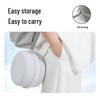 Almohada de Viaje Portátil con Espuma Viscoelástica en Forma de U para Cuello para Coche, Tren y Avión