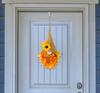 Maple Leaf Artificial Leaf Gnome Flower Hat Pendant Thanksgiving  Window Party Decoration Halloween Decorations