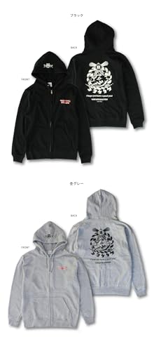 MAN WITH A MISSION 2021 New Year's Sale Merchandise: New Year's Sunrise Logo Hoodie (New Year's Decoration Ver.), Heather Gray, Size L