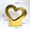Heart Shaped Flower Box Bouquet Gift Bag for Wedding Gatherings Party Pink