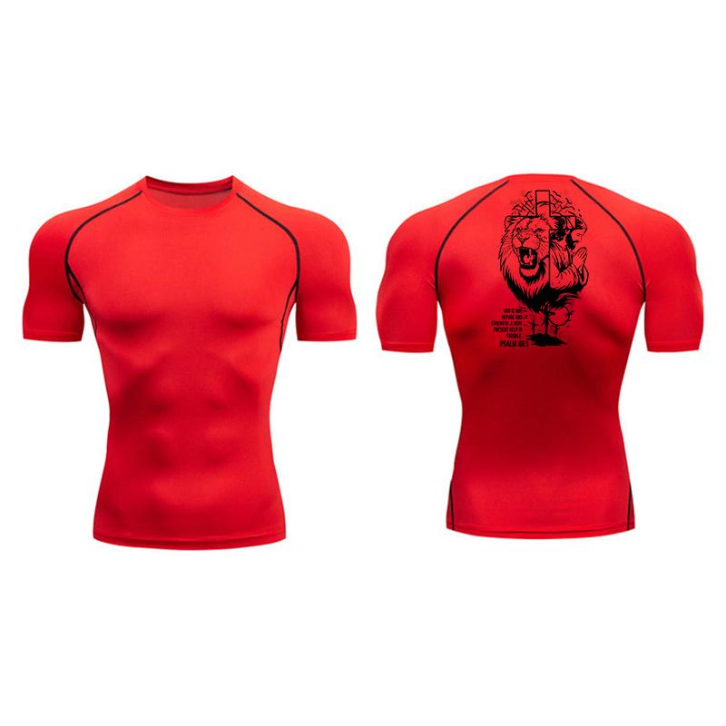 Angel Graphic Athletic Quick Dry Tshirts for Men Christian Gym Workout Running Compression Shirt Undershirt Tees Tops Activewear
