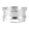 Dosing Funnel Aluminium Alloy Splash Proof Rotatable Coffee Dosing Ring for 54mm Portafilter Silver