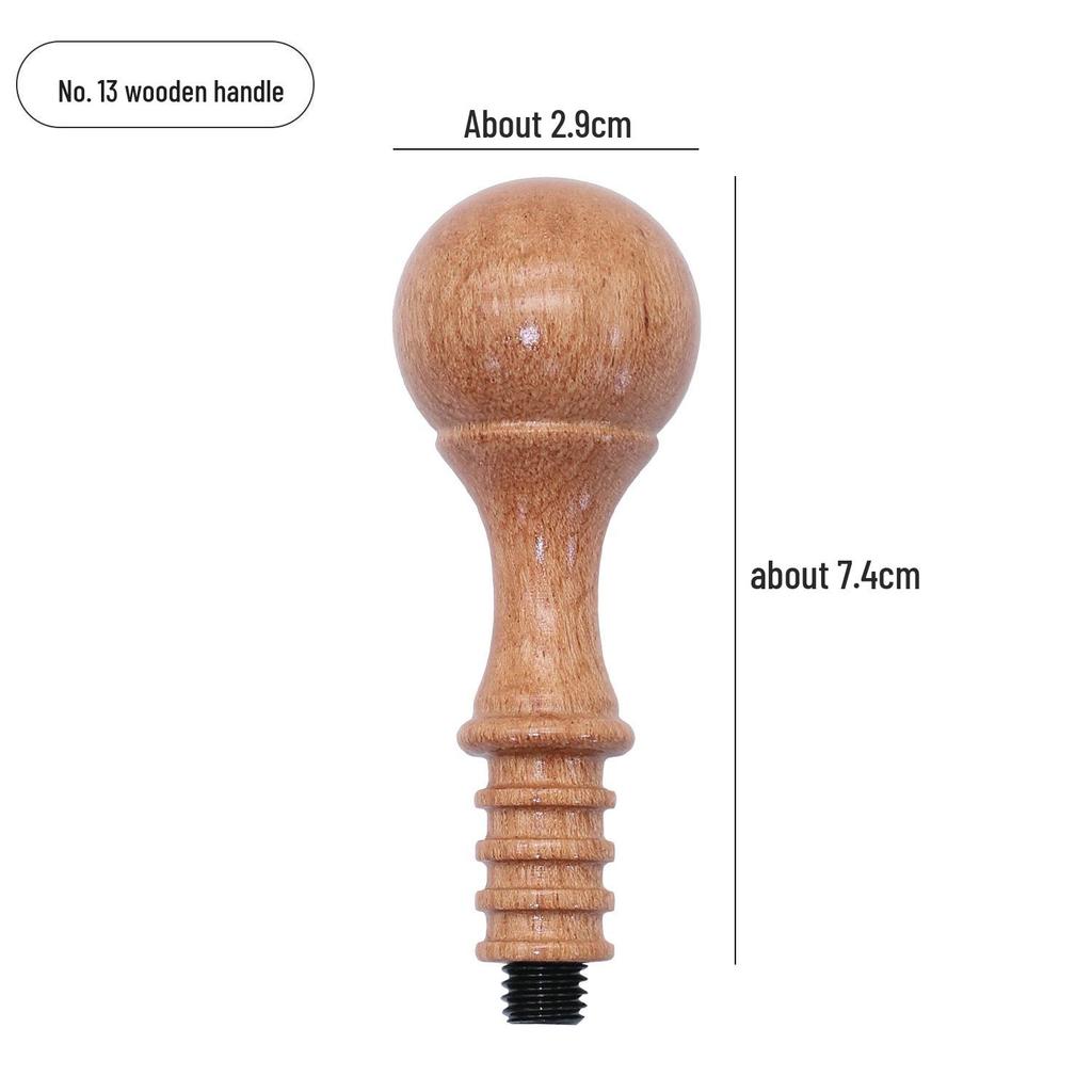 Rosewood Wax Seal Handle - Retro European Style for Envelopes