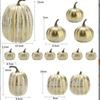 White and Yellow Pumpkin Model for Halloween and Christmas Decoration Wreaths