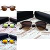 Elegant Retro Fashion Womens Half Frame Flash Mirror Lens Club Vintage Master Sunglasses