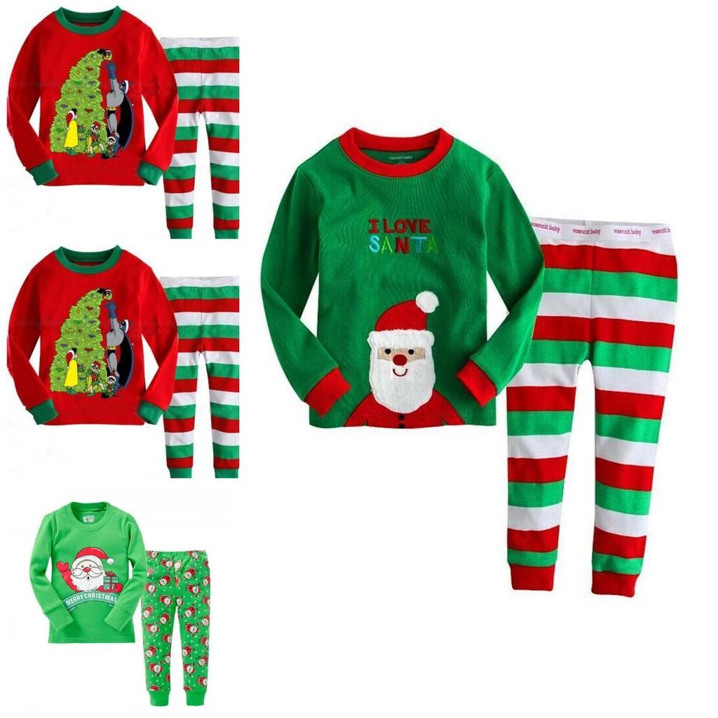 Adorable Kids Christmas Pajama Set Soft Cotton Blend Perfect For All Seasons