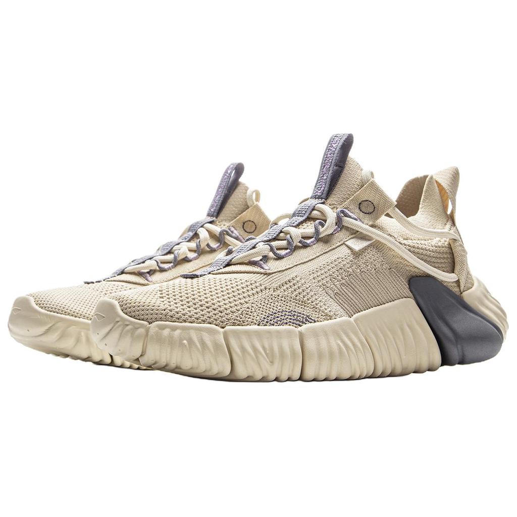 Li-Ning Soft Lightweight Trendy Breathable Low-Top Casual Shoes Men sneakers Gray AGLV143-4