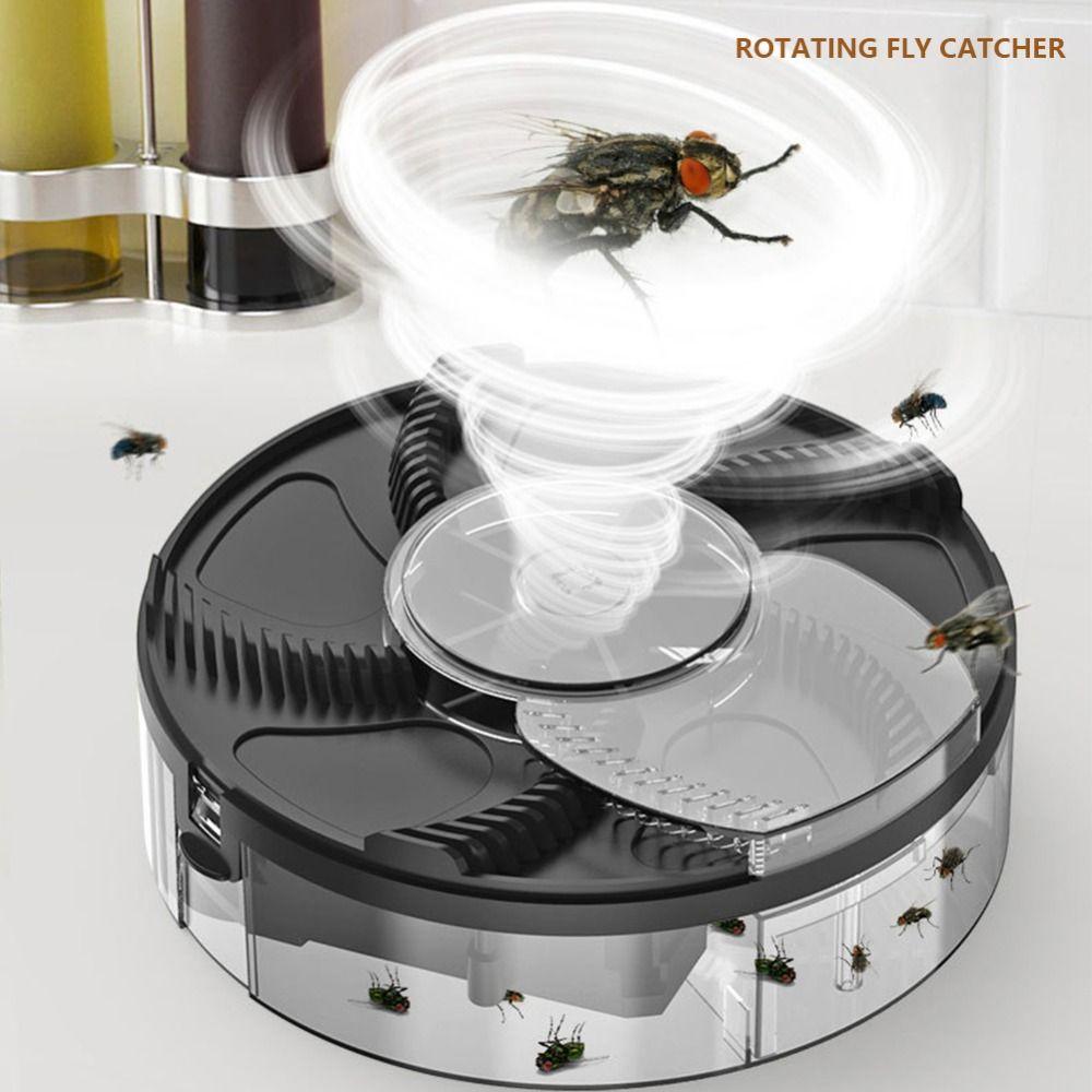 Household Electric Pest Catcher Non-Toxic Electric Flies Killer Automatic Fly Traps  Outdoor