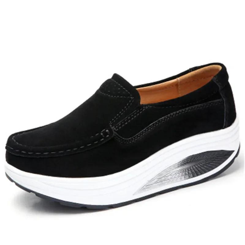 Fashion Women's Sneaker Fashion Breathable Casual Flat Women Light Platform Shoes Slimming High Quality Sports Shoes for Chaussure Femme