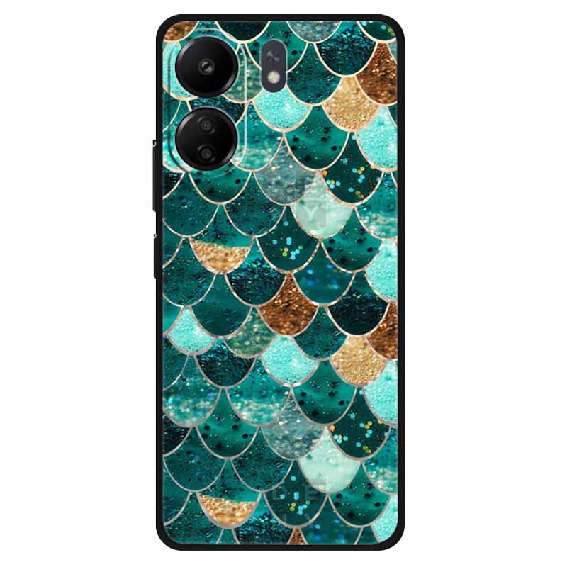Funda For Xiaomi Poco C65 Case Soft Lion Wolf Black Shockproof Back Cover for Poco C65 C 65 Soft Case Poco C65 Cool Soft Bumper