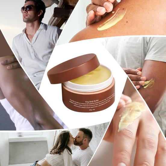 120G Men Moisturizer Hydrating Smoothing Nourishing Moisturizing Long Lasting Fragrance Portable Travel Skin Care Body Butter