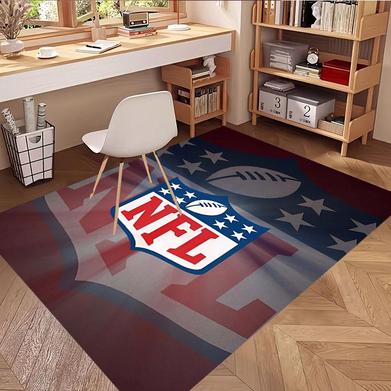 Χαλί με Εκτύπωση NFL, Πλενόμενο Χαλί Δαπέδου, Για Είσοδο, Φοιτητική Εστία, Πλυντήριο, Γραφείο, Μελέτη, Διακόσμηση Σπιτιού, Δώρο Γενεθλίων Χριστουγέννων