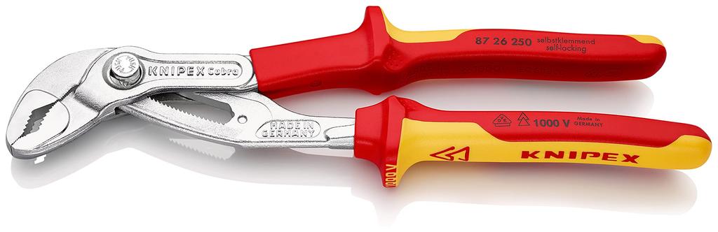 KNIPEX Insulated Cobra Water Pump 1000V 8726-250 Pliers,