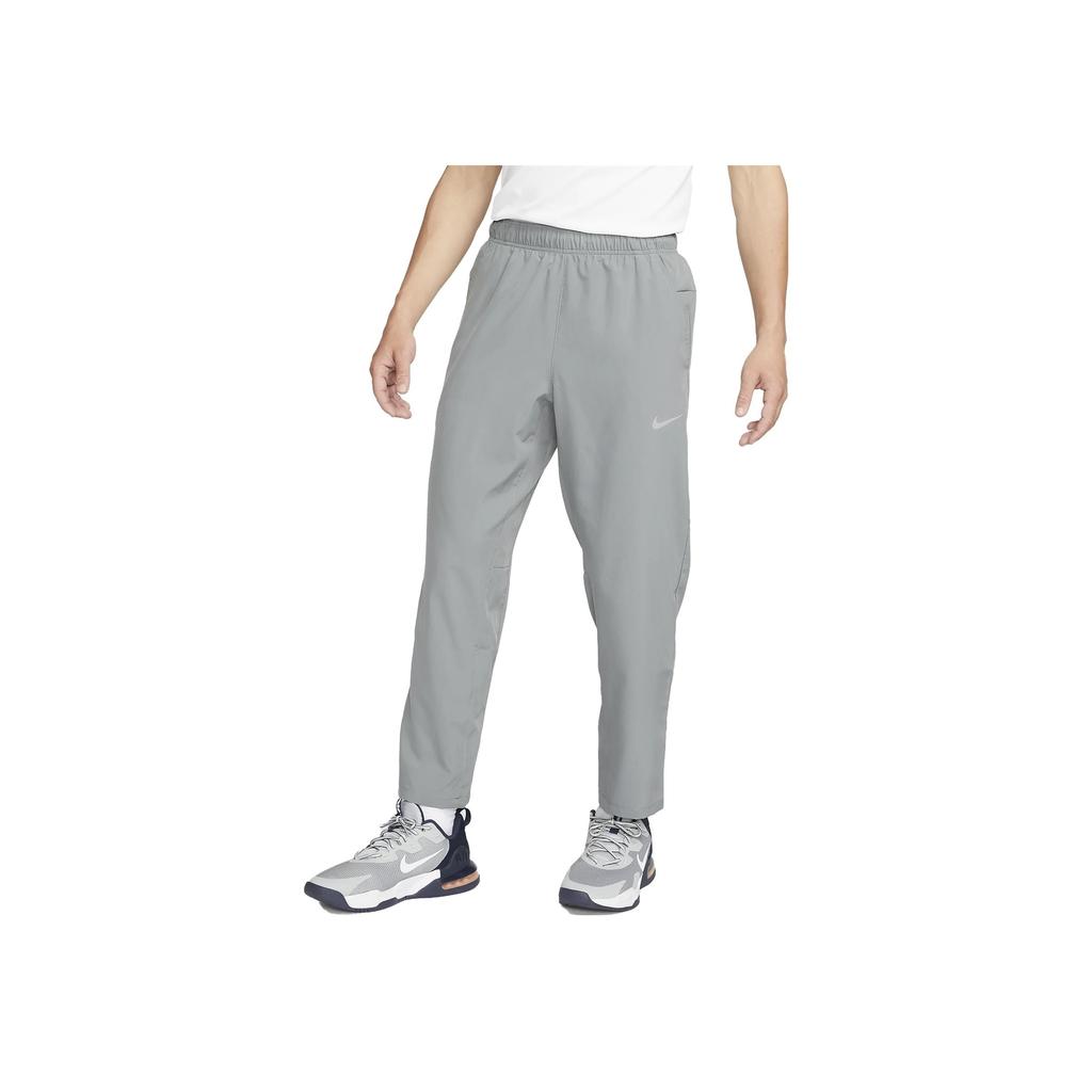 Nike Logo Print Loose Straight-Leg Sweatpants Men Bottoms Smoke-Grey FB7491-084
