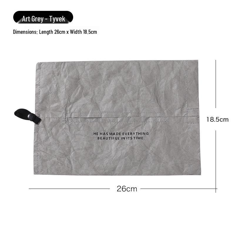 Wall-Mounted Luxury Car Tissue Box: Waterproof, Pull-Out Design, DuPont Paper, Customizable High-End Feel