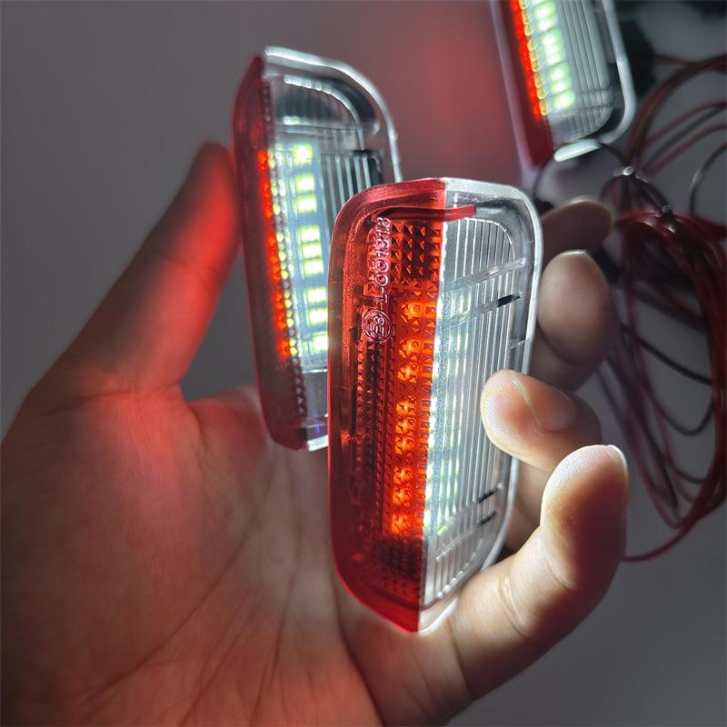 4PCS 1Pc LED Car Trunk Boot Lamps Compartment Light Interior Courtesy Lights Luggage Lamp For VW Touareg II MK2 10-18 Golf Plus