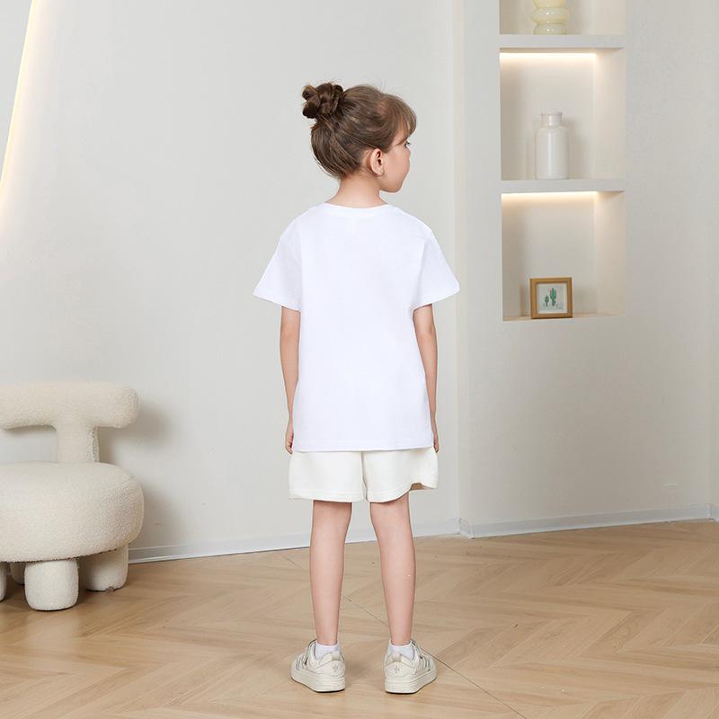 2026 New Summer Girls' Short-Sleeve T-Shirt - Stylish Children's Clothing Top