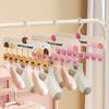 Multifunctional Clothes Rack Portable Sock Drying Tool Gifts Multi-Clip Storage Hanger