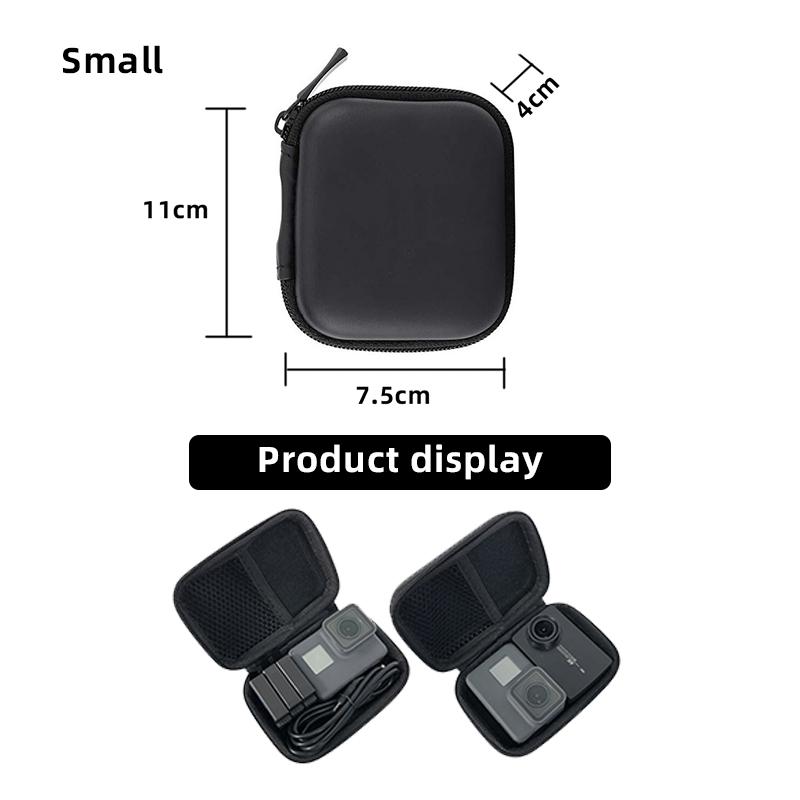 Storage Bag Travel Portable Carrying Case For GoPro Hero 13 12 11 10 9 SJCAM Insta360 AKASO DJI Osmo Action Camera Accessories