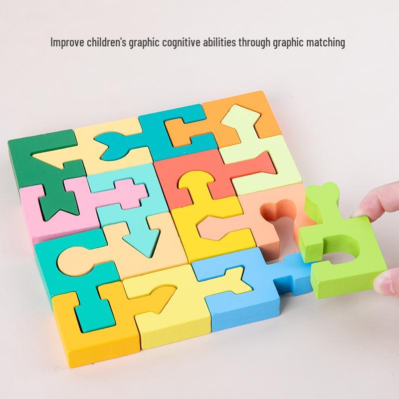 Children's Shape Matching Blocks: Enhancing Logic, Spatial Imagination, Observation & Focus