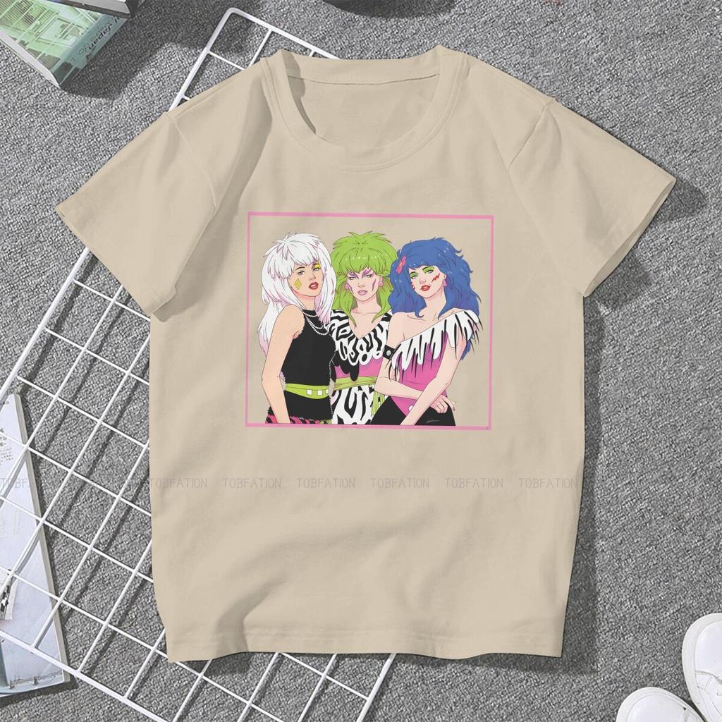 ZX Small Gifts Women Clothing Jem And The Holograms Graphic Female Tshirts Vintage Grunge Tops Tee Kawaii Girls Streetwear
