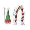 Christmas Wine Bottle Cover Decorative Festival Bottle Topper Reusable Wine Hat And Scarf Cover For Party Holiday Gathering