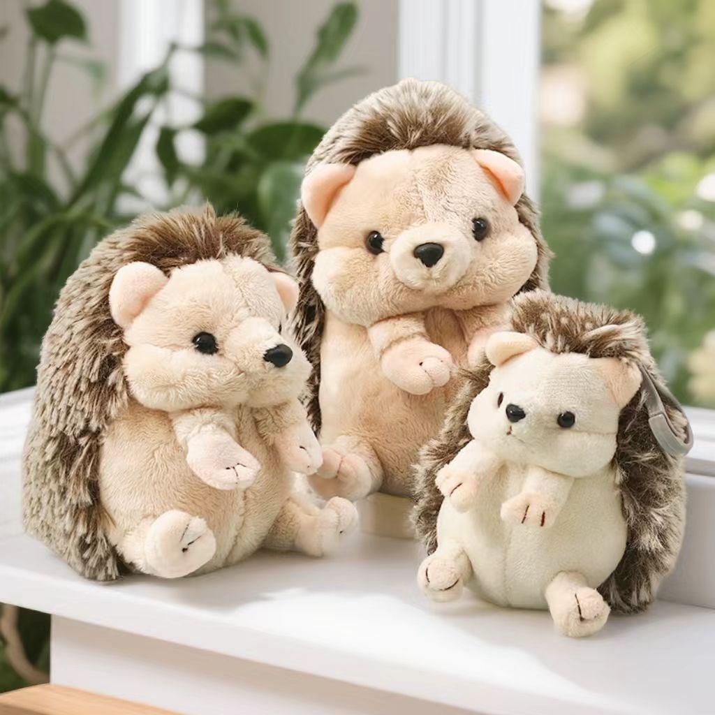Adorable Hedgehog Plush Keychain, Soft Cuddly Toy, Cozy Sleeping Pillow, Fun Bed Buddy, and Charming Birthday Gift