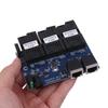 1Pc 3F2E Fast Ethernet Switch Converter 20KM Ethernet Fiber Optical Media Converter Single Mode 2 RJ45 3 SC Fiber Port
