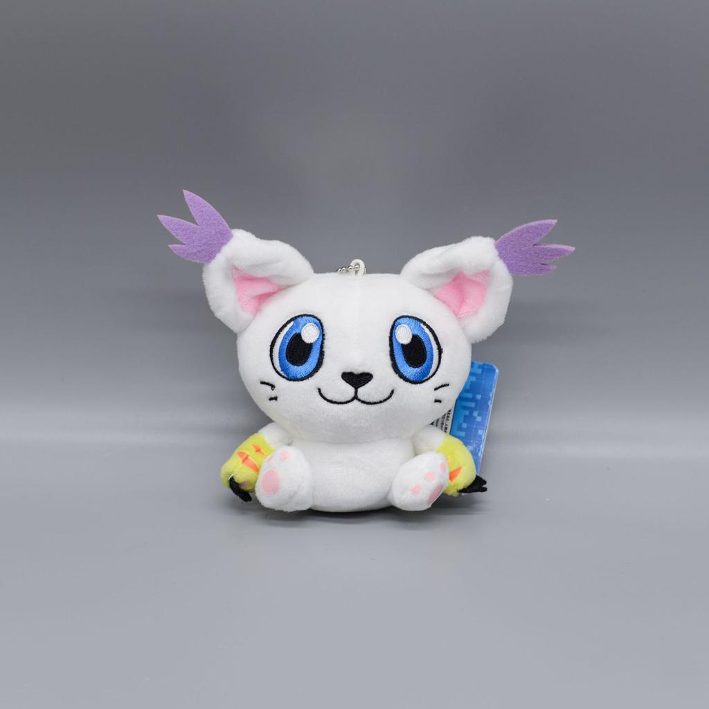 10cm Digimon Adventure Patamon Tailmon Gomamon Patamon Piyomon Agumon Tentomon Key Chain Doll Plush Pendant Gift