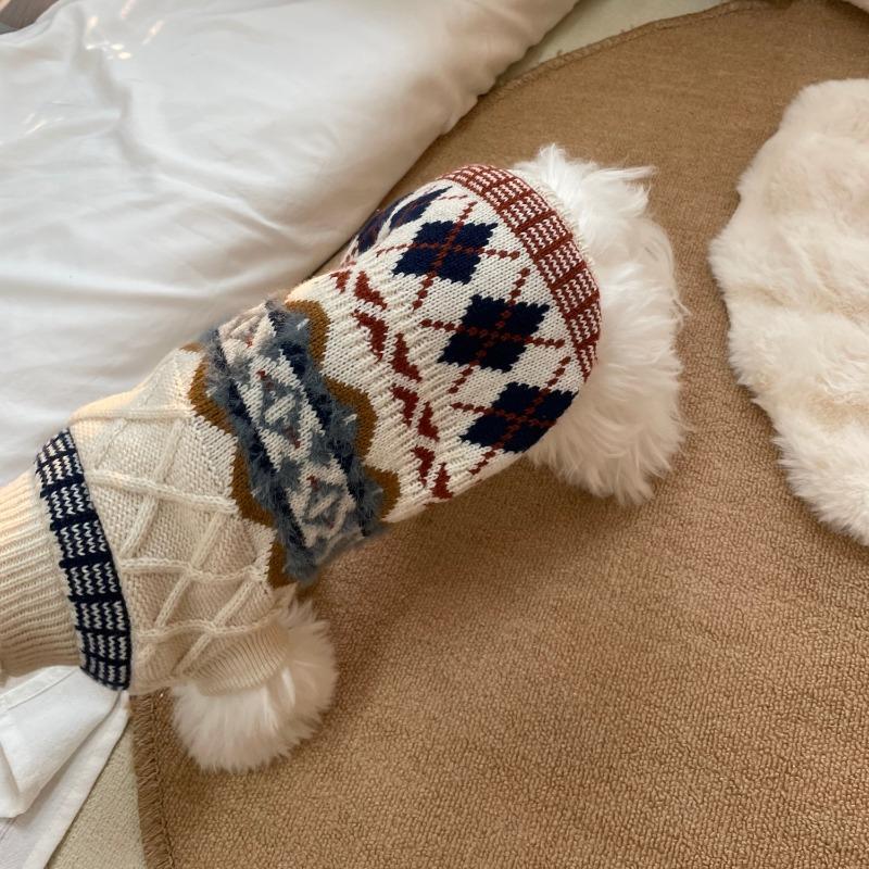 Dog Clothes Pet Sweater Knitted Pullovers Sweaters for Small Medium Dogs Chihuahua Puppy Pet Sweater Yorkshire Pure Dog Sweaters