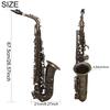 M MBAT Alto Saxophone E Flat Premium Antique Brass Body  Alto Saxophone Set Pro Woodwind Instruments with Case Sax Accessories