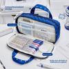 Cat Large Capacity Pen Bag With Lace Handle For School And Office Use