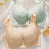 Lingerie Women's Thin Full-cup Bra Without Underwire Gathering Bra Breast Retraction and Anti-sagging Bra Push Up Bra