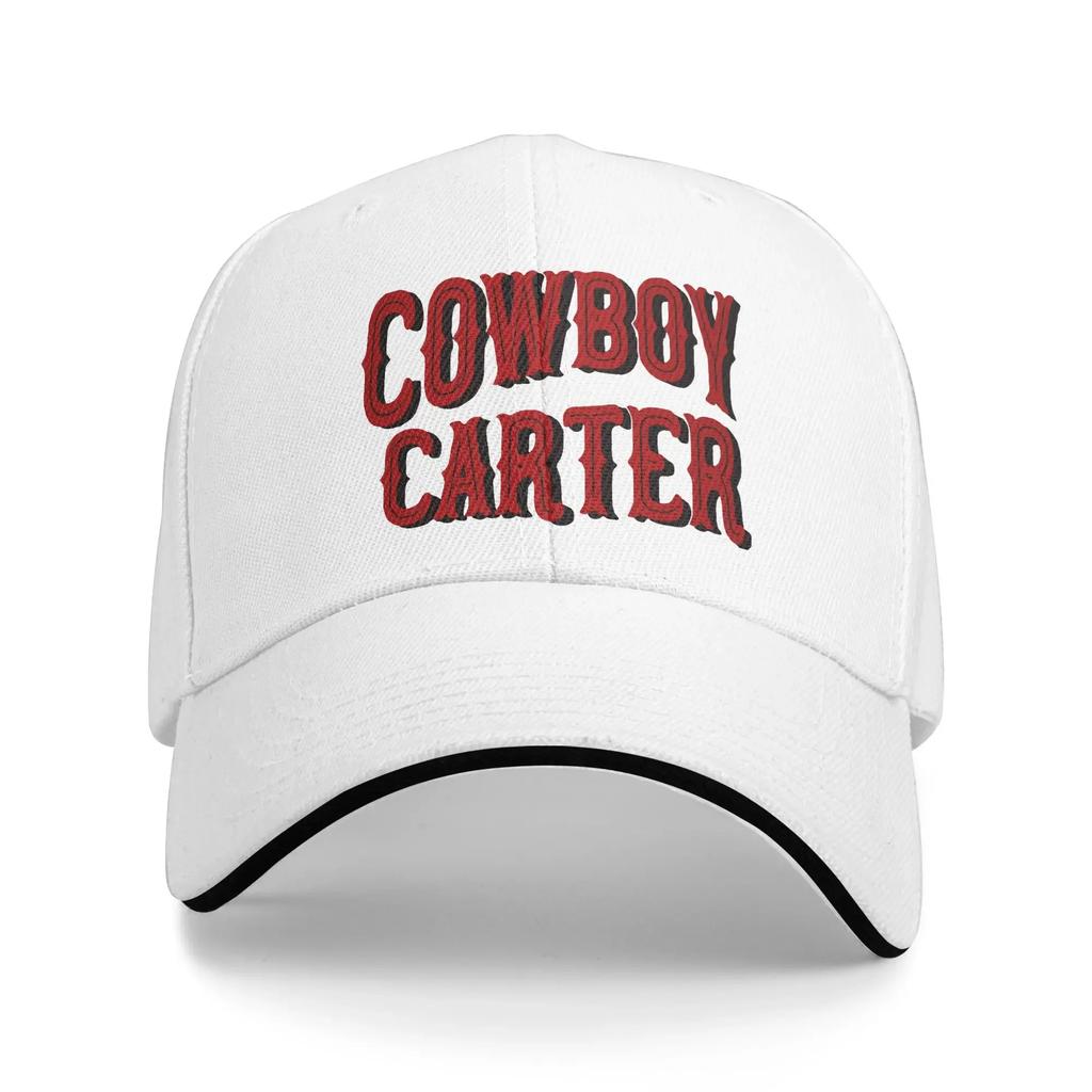 Rustic Cowboy Carter Graphic Red Casual Baseball Cap Summer Trucker Hat High Quality Sport Snapback Cap Unisex Baseball Caps