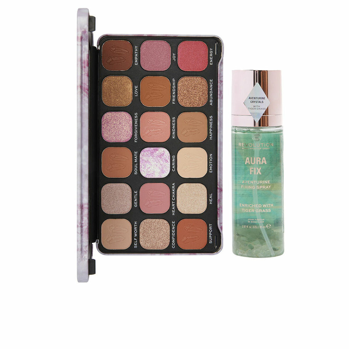 

Revolution Make Up Crystal Aura 2 Piece Makeup Set