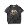 American Retro Racing Style Pure Cotton Short-Sleeved T-shirt Men Summer Base Shirt Export Export Vintage Cotton T-shirt