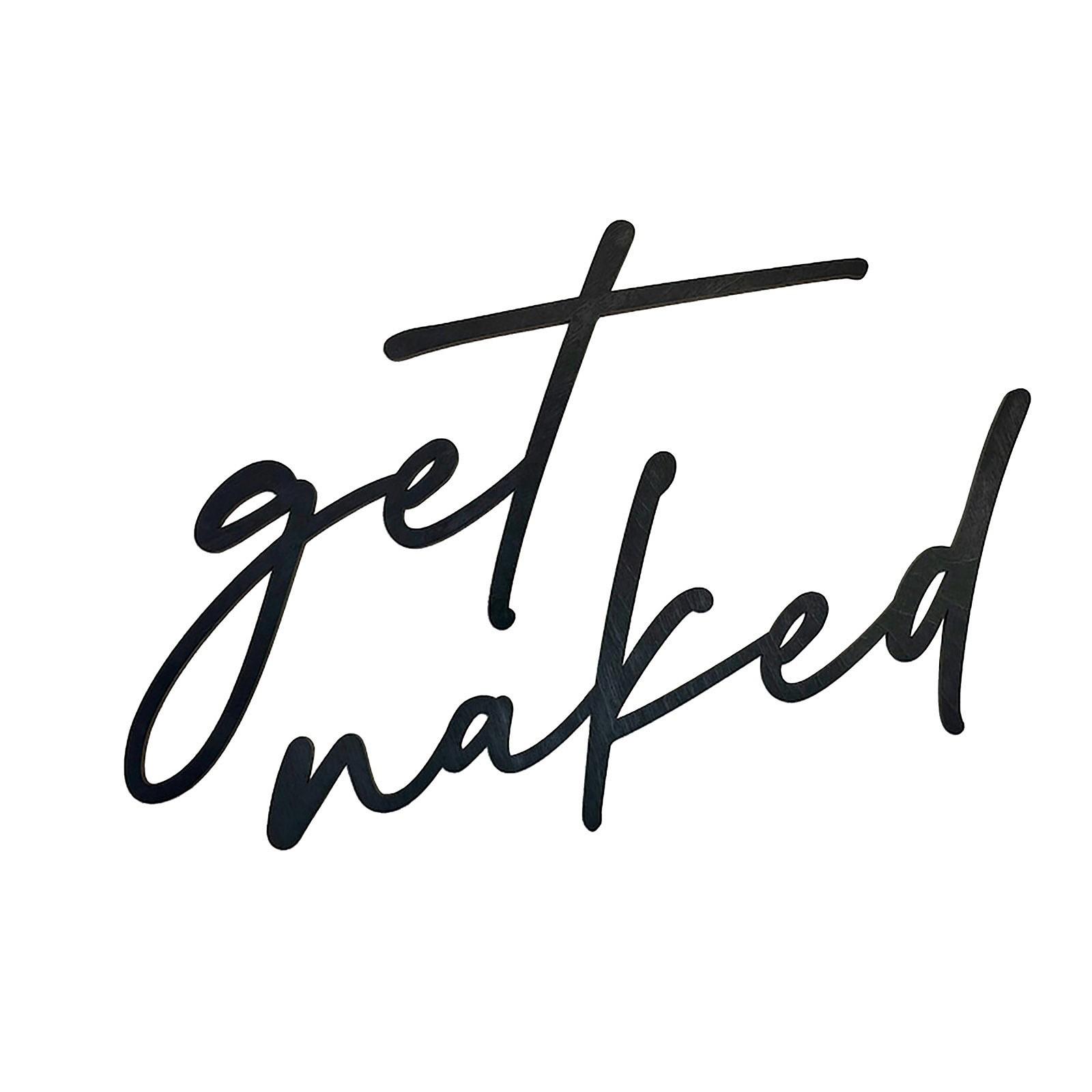 

Минималистичный декор для ванной комнаты – Деревянная подвесная табличка с черной надписью для дома One Size